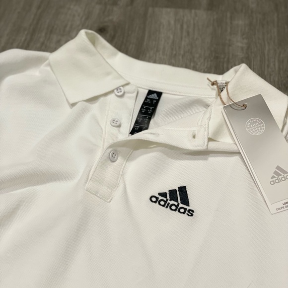Adidas White Polo Crop Top - Picture 8 of 8